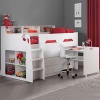 Julian Bowen Jupiter Midsleeper Bed - Grey