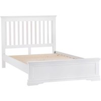 Swafield Double Bed White & Pine