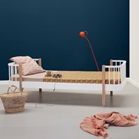 Oliver Furniture Contemporary Wood Original Single Bed in Oak & White