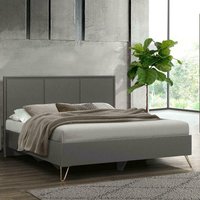 Arlo Charcoal Wooden Bed Frame - 4ft Small Double