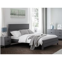 Chloe Grey Wooden Bed Frame - 5ft King Size