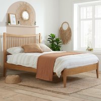 Berwick Oak Wooden Bed Frame Only - 4ft6 Double