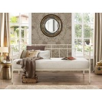 Birlea Lyon 3ft Single Cream Metal Day Bed Frame
