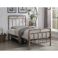 Flintshire Cilcain 3ft Single Antique Bronze Metal Bed Frame